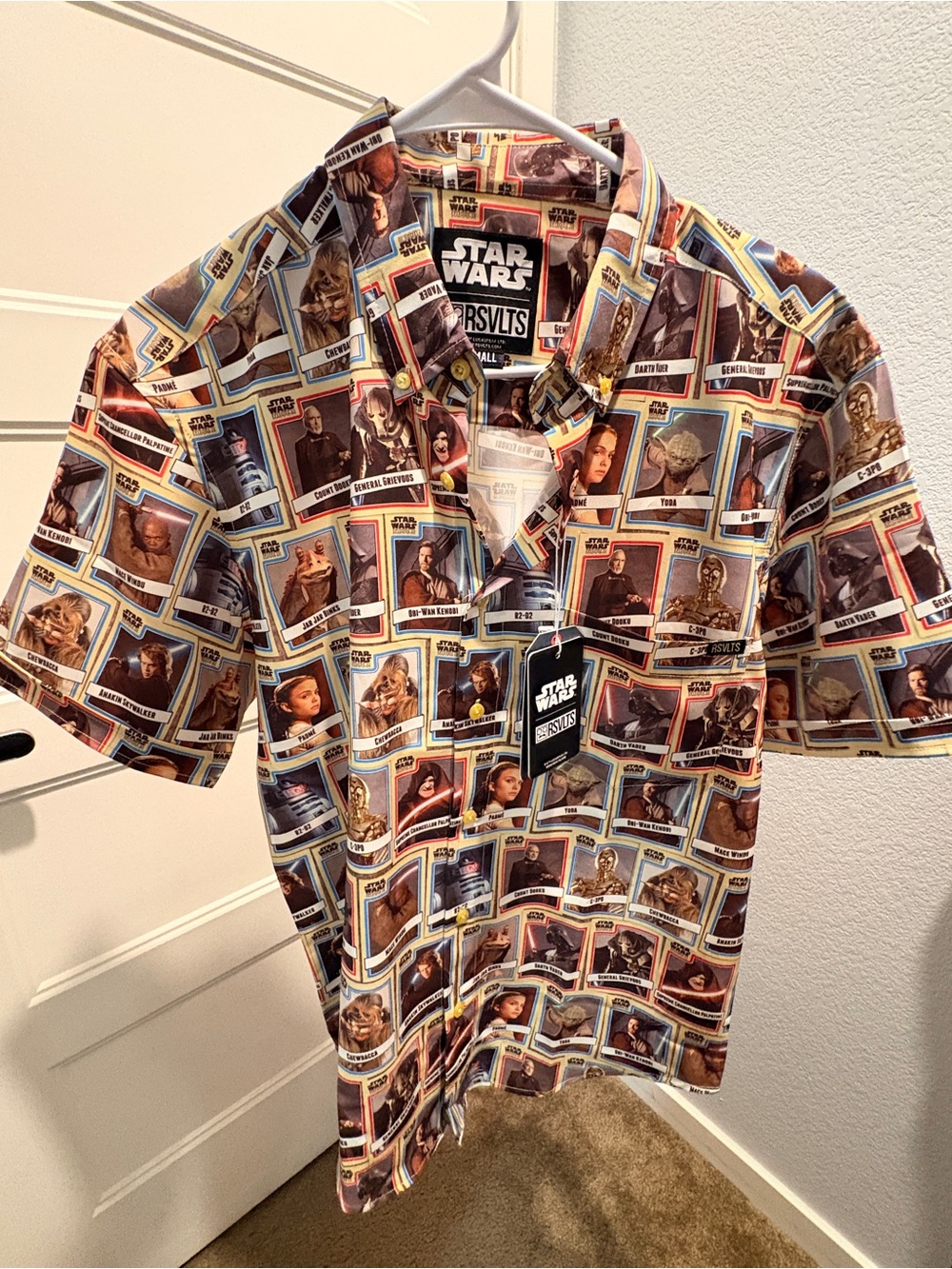 Star Wars Short Sleeve Character Print Shirt - RSVLTS Size S